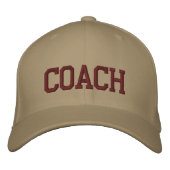 Personalisierte und bestickte Coach Cap | Hat Bestickte Kappe (Vorderseite)