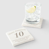 Personalisierte und irgendwelche steinuntersetzer (Seitenansicht)