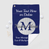 Personalisierte und mit Monogramm Golf-Tücher Golfhandtuch (Insitu)