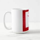 Personalisierte und stilvolle Valentinstag-Tasse Kaffeetasse (Links)