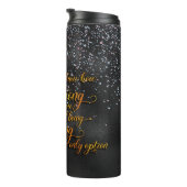 Personalisierte Unfruchtbarkeit Aware Rosa & Blau  Thermosbecher (Nach rechts gedreht)