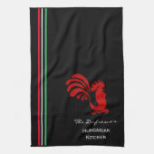 Personalisierte Ungarische Küche Geschirrtuch (Vertikal)