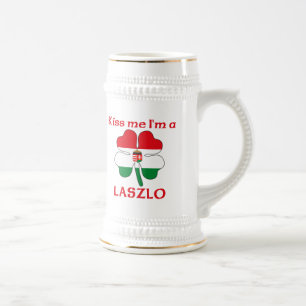 Personalisierte ungarische küssen mich, den ich bierglas