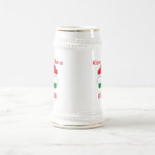 Personalisierte ungarische küssen mich, den ich bierglas (Mittel)