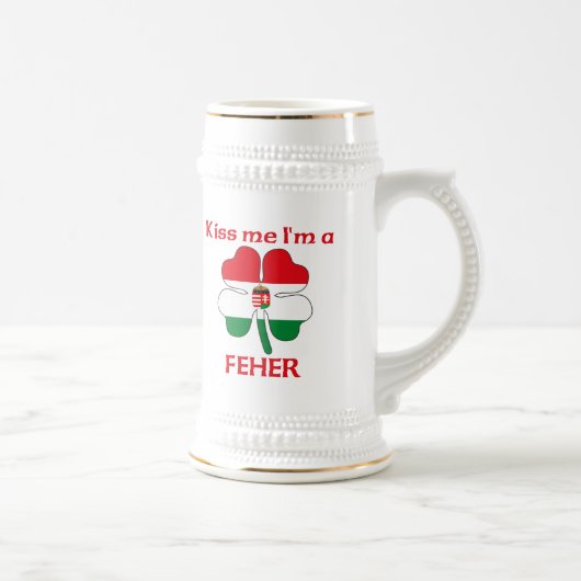 Personalisierte ungarische küssen mich, den ich bierglas (Rechts)