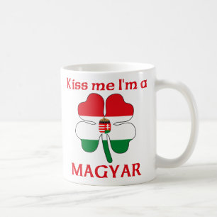 Personalisierte ungarische küssen mich, den ich kaffeetasse
