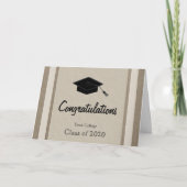 Personalisierte Uni-Abschluss-Karte Karte (Vorderseite)
