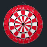 Personalisierte Uni-Klasse von 20XX-Vorlage | Rot Dartscheibe<br><div class="desc">Passen Sie das mit Ihrem eigenen Text und Ihren eigenen Farben an! Beispiel zeigt den oberen Text "Dartboard Uni" und den unteren Text "Class of 20XX" mit einer roten, grauen, schwarzen und weißen Farbpalette. Dies ist ein großartiges Geschenk für Schüler der Uni oder ein Abschluss Geschenk für einen neuen Absolvent!...</div>