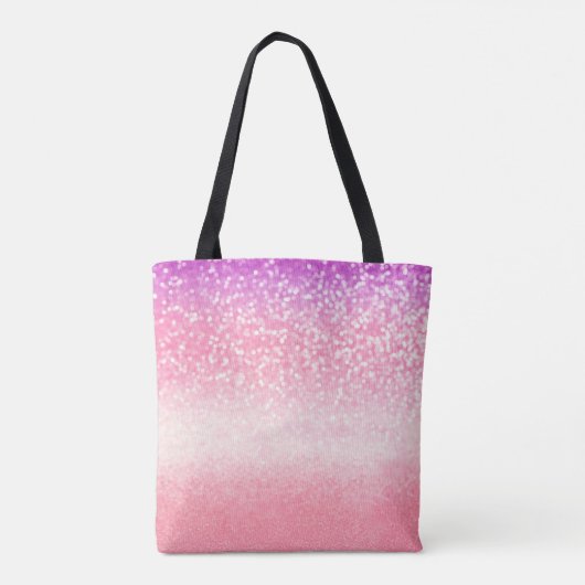 Personalisierte Unicorn Ombre Tasche (Rückseite)