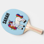 PERSONALISIERTE UNICORN PONG PADDLES TISCHTENNIS SCHLÄGER (Seitenansicht)