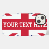 Personalisierte Union Jack-Flagge iPhone Hülle (Rückseite (Horizontal))