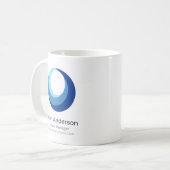 Personalisierte Unternehmens-Logo-Kaffeetasse Kaffeetasse (Vorderseite Links)