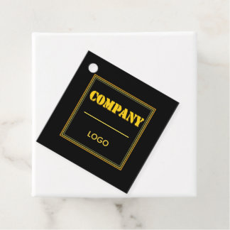 Personalisierte Unternehmens-Schwarz-Moderne-Indiv Geschenkanhänger