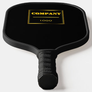 Personalisierte Unternehmens-Schwarz-Moderne-Indiv Pickleball Schläger