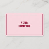 Personalisierte Unternehmensförderkarte Visitenkarte (Rückseite)