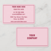 Personalisierte Unternehmensförderkarte Visitenkarte (Vorne/Hinten)