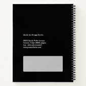 Personalisierte Unternehmensinformationslokomotive Notizblock (Rückseite)