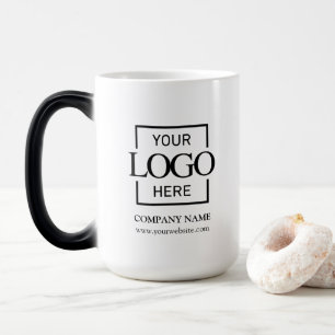 Personalisierte Unternehmenslogo-Branding-Marketin Verwandlungstasse