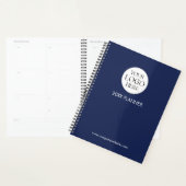 Personalisierte Unternehmenslogo-Vorlage Blau Planer (Anzeige)