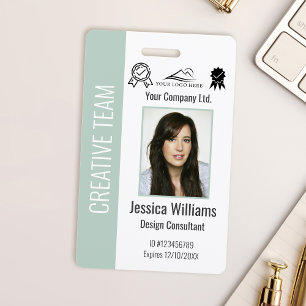 Personalisierte Unternehmensmitarbeiter-ID in Past Ausweis