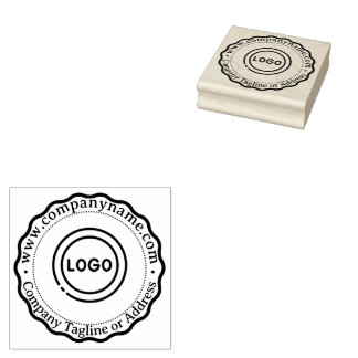 Personalisierte Unternehmenswebsite & Adresse Gummistempel