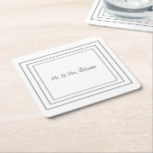 Personalisierte Untersetzer (angewinkelt)