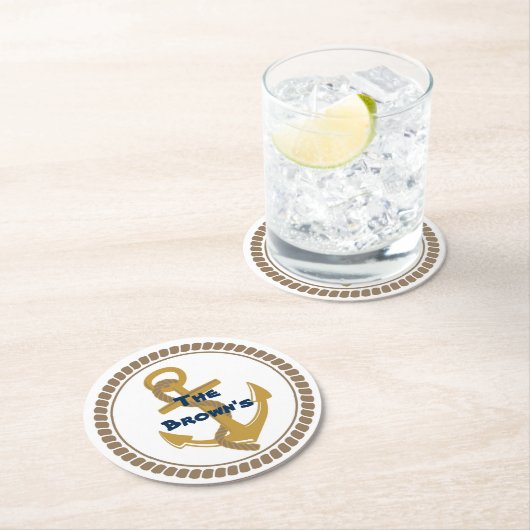 Personalisierte Untersetzer aus Gold (Vor Ort)