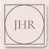 Personalisierte Untersetzer aus Kunststoff (Vorderseite)