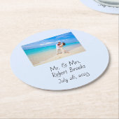 Personalisierte Untersetzer zum Hochzeitstag oder (Angewinkelt)