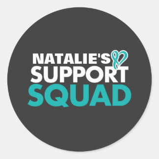 Personalisierte Unterstützung des Ovarialkarzinoms Runder Aufkleber