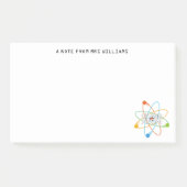 Personalisierte UP- UND ATOM-Spaß-Wissenschaft Post-it Klebezettel (Vorderseite)