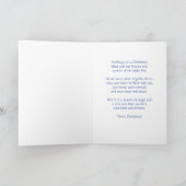 Personalisierte Urlaubskarte Starry Night Art Them Karte (Innenseite)