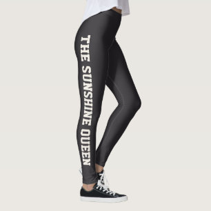 Personalisierte Urlaubsklasse Dunkelgrau Massiv El Leggings