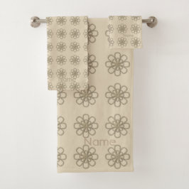 Personalisierte Urlaubssaison Vibe Badhandtuch Set