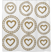 Personalisierte Urlaubssaison Vibe Duschvorhang (Vorderseite)