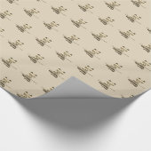 Personalisierte Urlaubssaison Vibe Geschenkpapier (Ecke)