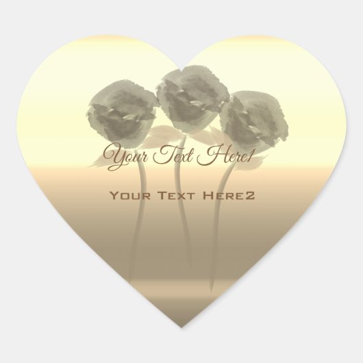 Personalisierte Urlaubssaison Vibe Herz-Aufkleber (Vorderseite)