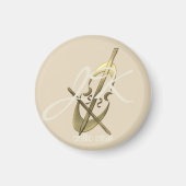 Personalisierte Urlaubssaison Vibe Magnet (Vorne)