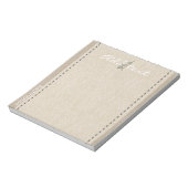 Personalisierte Urlaubssaison Vibe Notizblock (Rotiert)