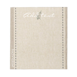 Personalisierte Urlaubssaison Vibe Notizblock