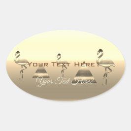 Personalisierte Urlaubssaison Vibe Ovaler Aufkleber