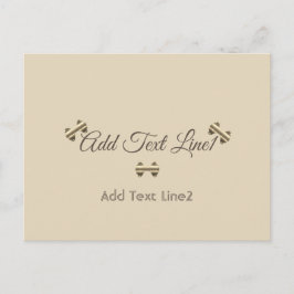 Personalisierte Urlaubssaison Vibe Postkarte