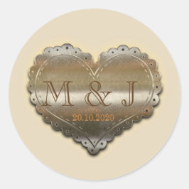 Personalisierte Urlaubssaison Vibe Runder Aufkleber