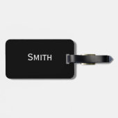 Personalisierte US-Flagge - amerikanisches Flag -  Gepäckanhänger (Rückseite horizontal)