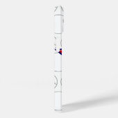 Personalisierte US Flagge Baseball Batter v1 Case-Mate iPhone Hülle (Rückseite / Rechts)