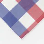 Personalisierte USA 250–Patriotische Retro-Markise Fleecedecke (Ecke)