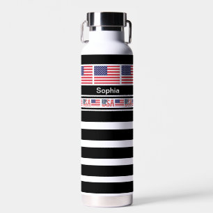 Personalisierte USA Patriotic Flag, Vereinigte Sta Trinkflasche