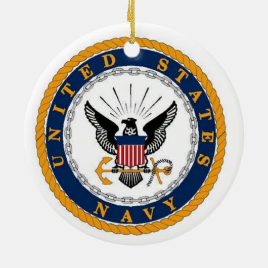 Personalisierte USS Harry S Truman CVN 75 Keramik Ornament (Hinten)