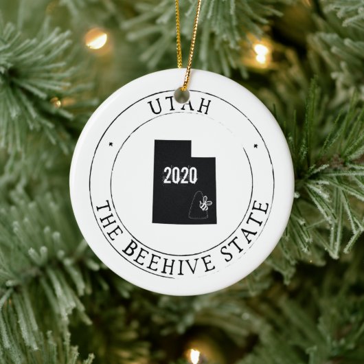 Personalisierte Utah Ornament (Baum)