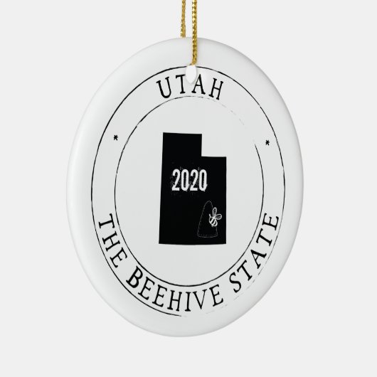 Personalisierte Utah Ornament (Rechts)